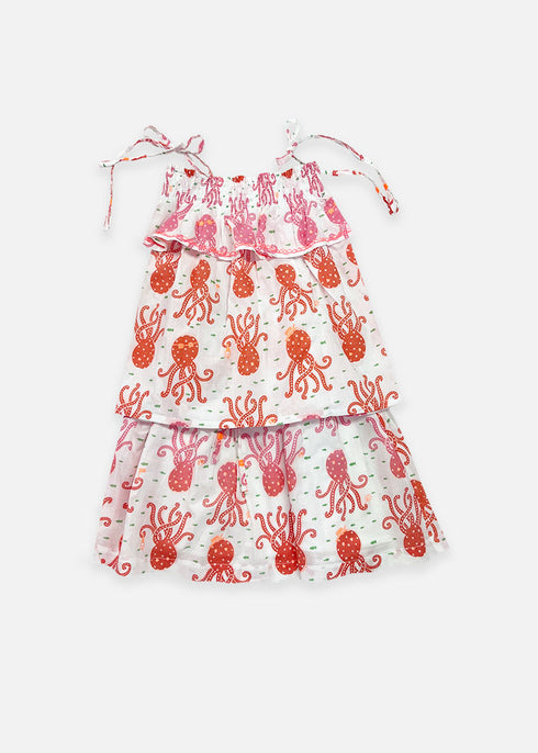 Summer Skirt Set - Octopus Pink